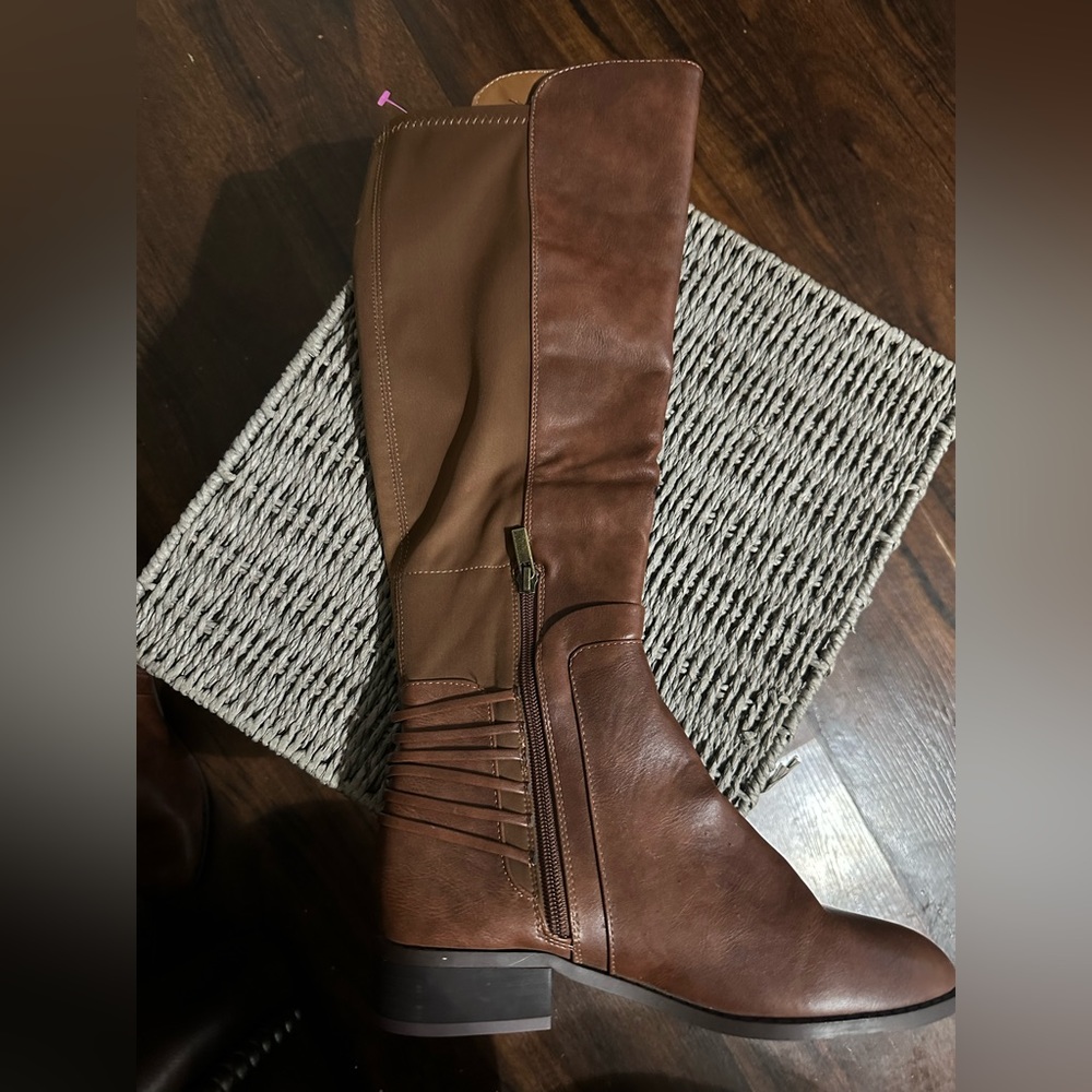 long boots for women brown